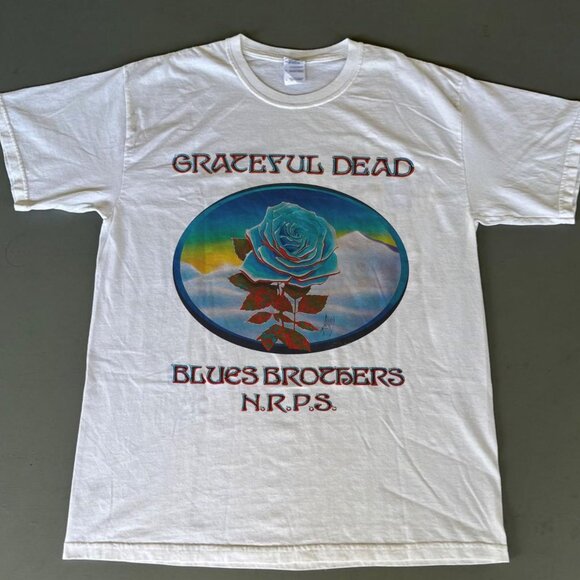 Grateful Dead Blues Brothers T-Shirt, Classic Rock Band Tee, 70s Music Fan 141 - Picture 1 of 5